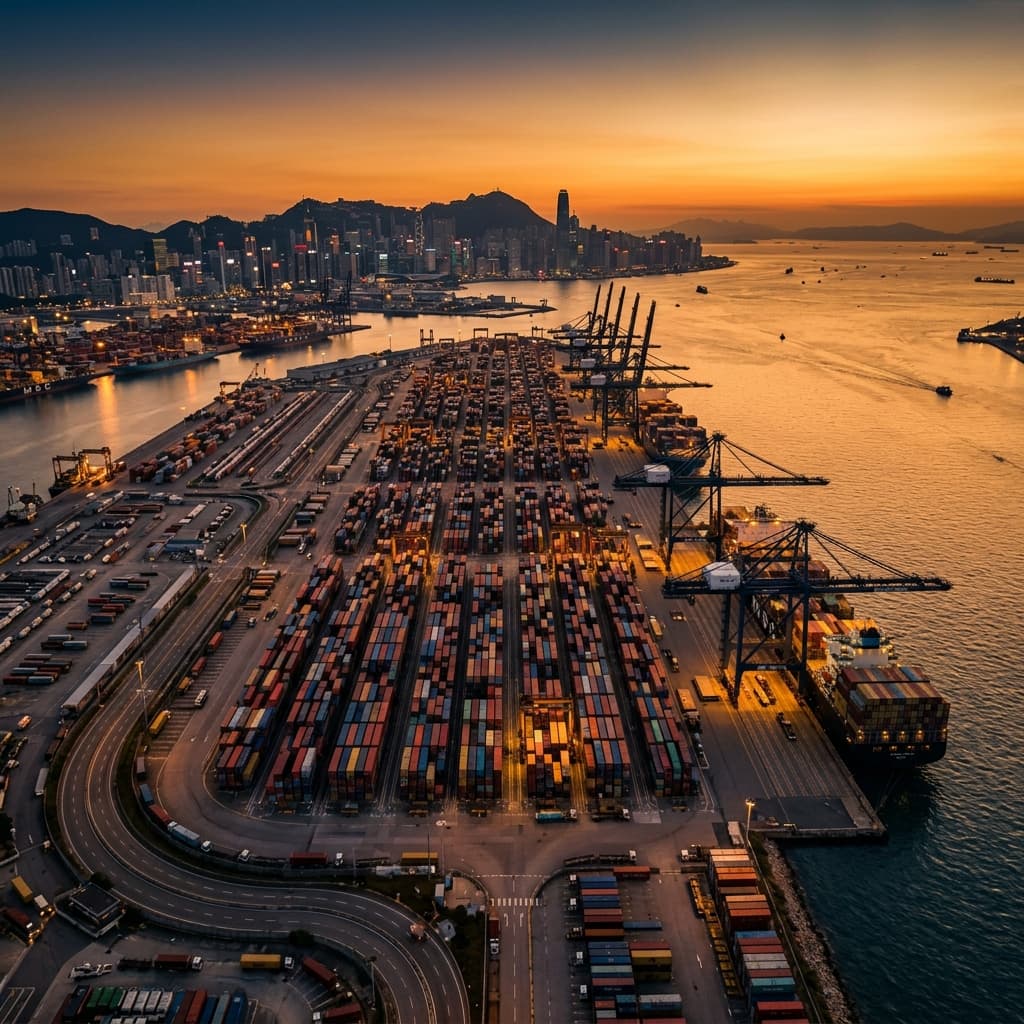 TIXIMAX Global Logistics Network Map Background