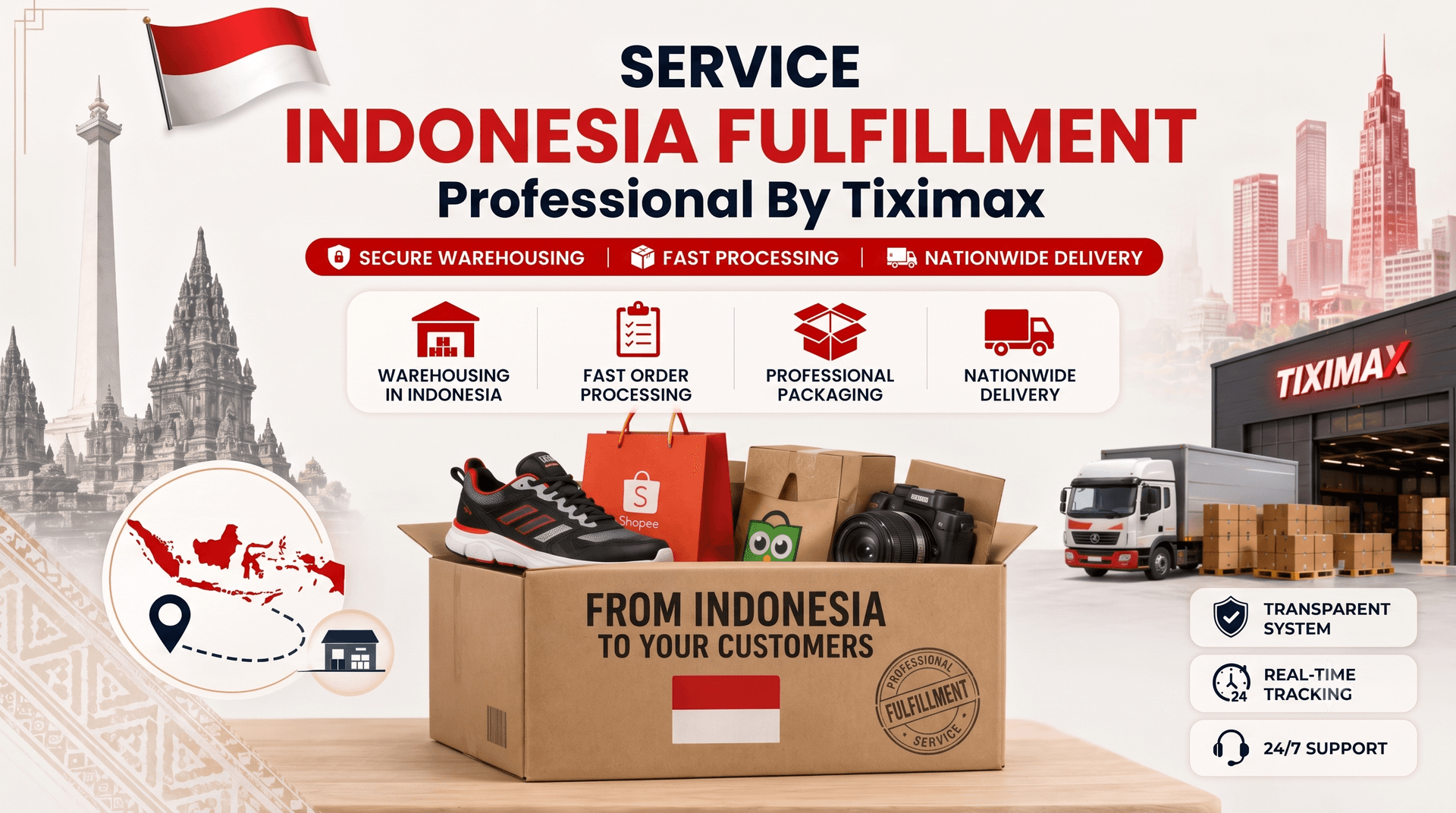 Illustration of service Indonesia Fulfillment Service