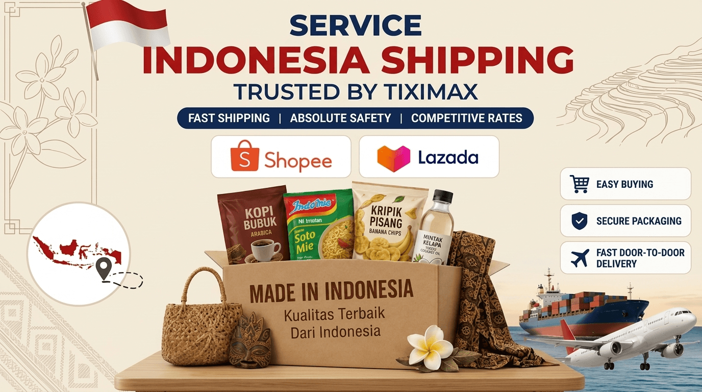 Illustration of service Indonesia Shipping