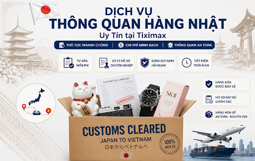 Minh họa dịch vụ Dịch vụ thông quan
Nhật Bản