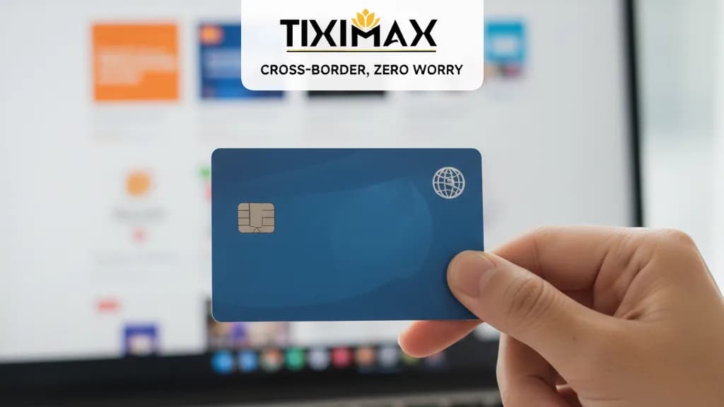 Người dùng đang nhập thông tin thẻ Visa để thanh toán đơn hàng trên Amazon.